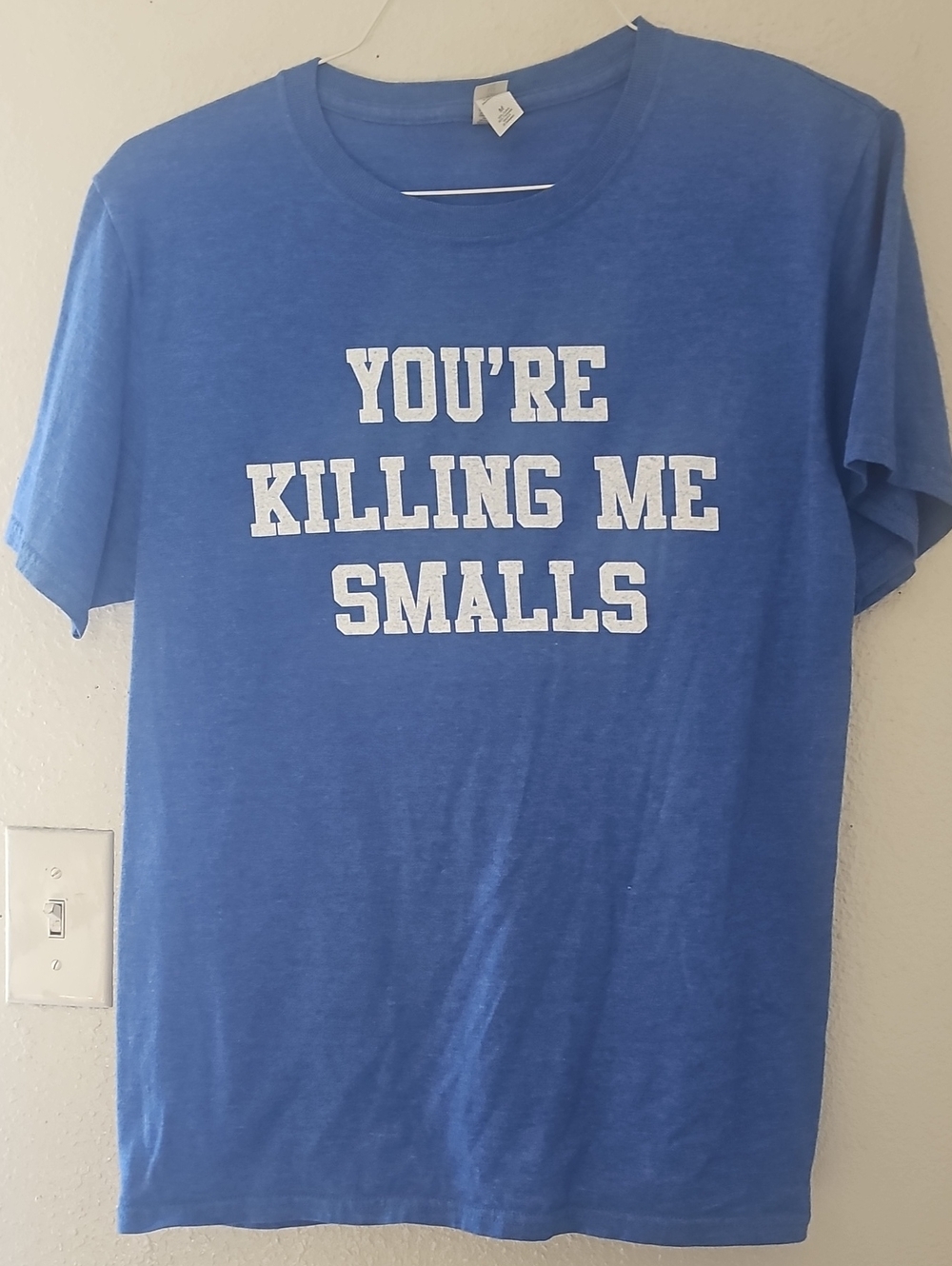 Blue 'You're Killing Me Smalls' Adult Graphic Tee